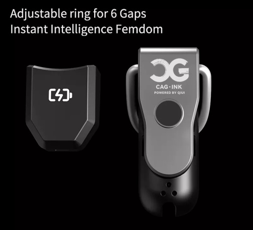 QIUI - APP Controlled Chastity Device L - Black photo