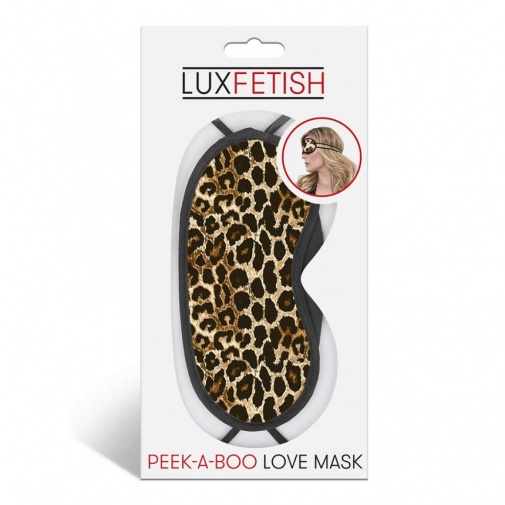 Lux Fetish - Peek-A-Boo 愛情眼罩 - 豹紋 照片