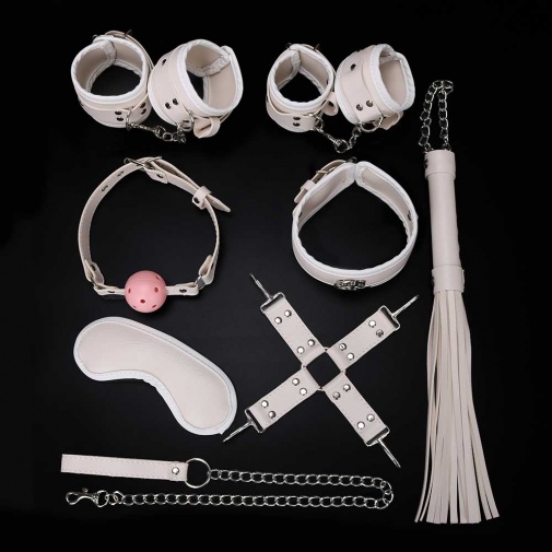 MT - Slave Training Bondage Set - White photo