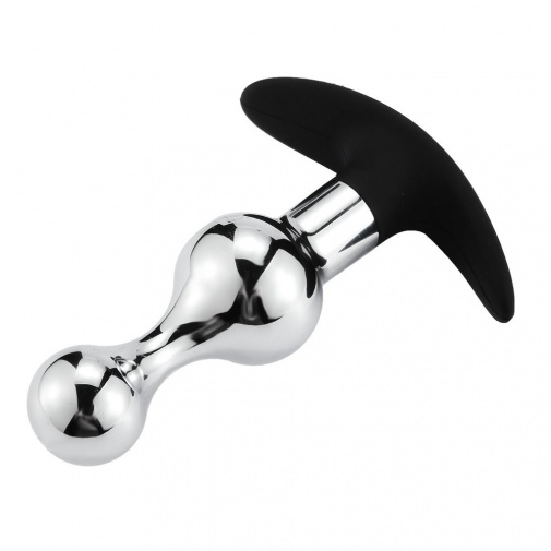 MT - Silicone Anchor Anal Plug w 2 Balls photo