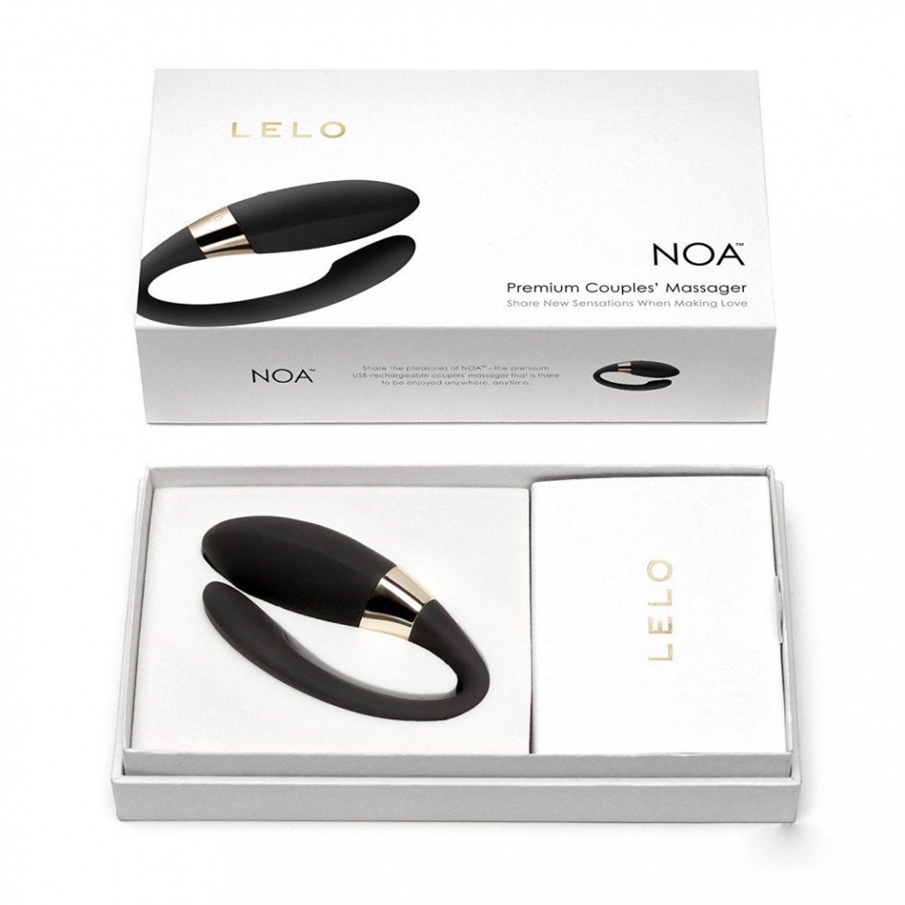 For couples who want to experience a more intimate and more ... Lelo - Noa Couples' Massager - Black photo-4