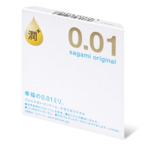 Sagami - Original 0.01 Extra Lubricated 1's Pack photo