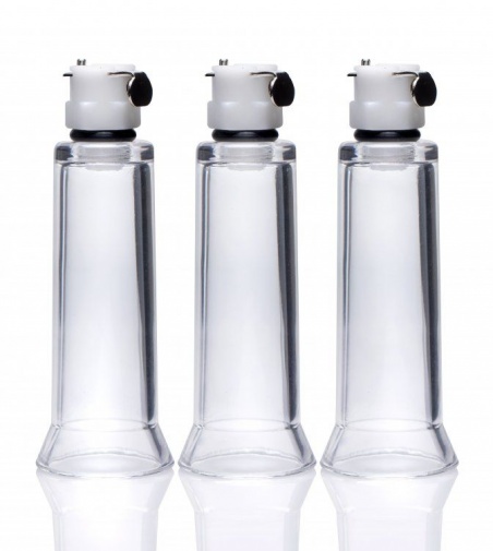 Size Matters - Clit and Nipple Cylinders Set 3 - Clear photo