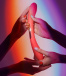 Lelo - Boomerang App Dual-Ended Vibrator - Coral Red photo-2