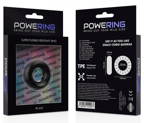 Powering - Super Flexible Resistant Ring PR07 - Black photo