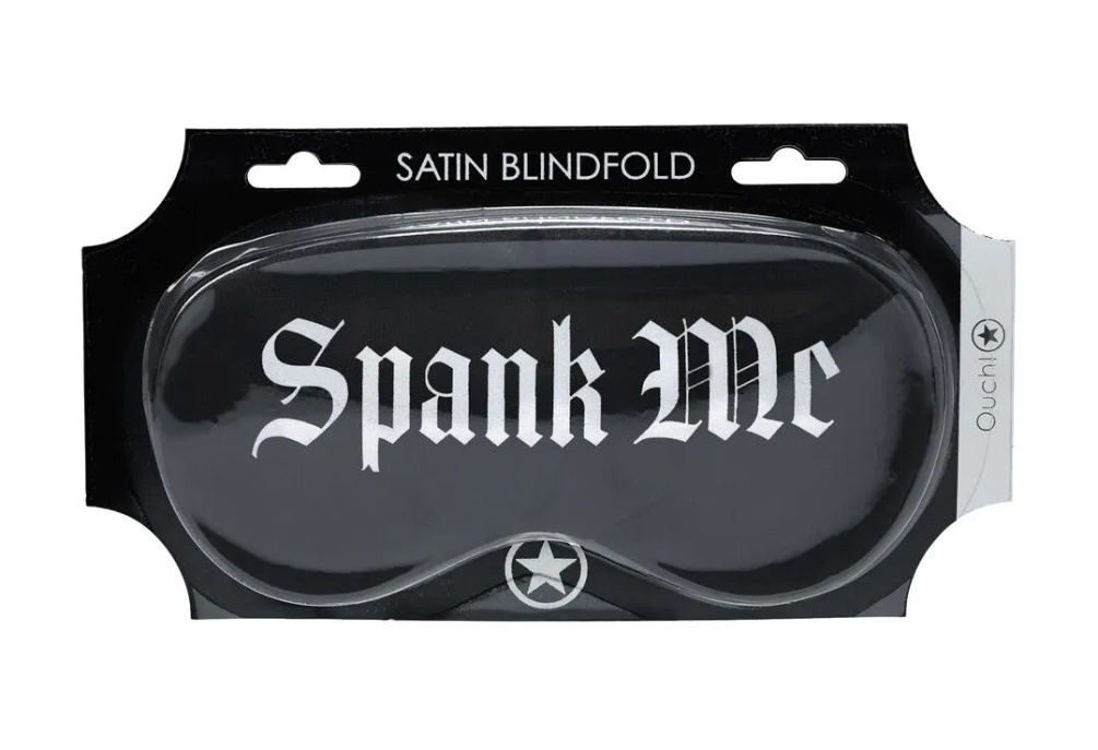 Ouch - Spank Me Eye Mask - Black 照片-4