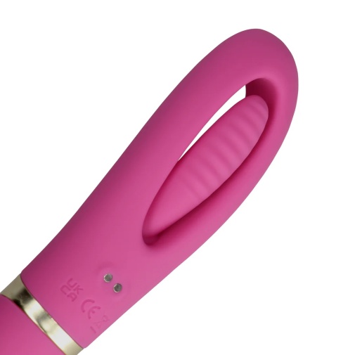 Loveline - Double Sided Flapping Vibrator - Pink 照片