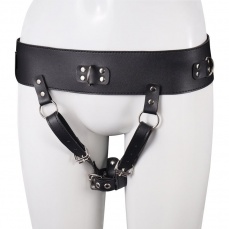 MT - Orgasm Belt Massager Holder - Black photo