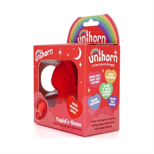 Unihorn - Cupid's Beau Clitoral Vibe - Red photo