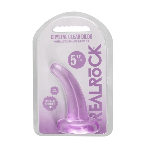 RealRock - 5" Non-Realistic Dildo - Purple 照片