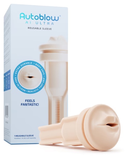 Autoblow - AI Ultra Mouth Sleeve - Beige photo