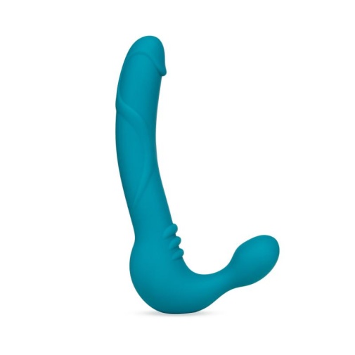 Temptasia - Luna Vibro Strap-On - Teal photo