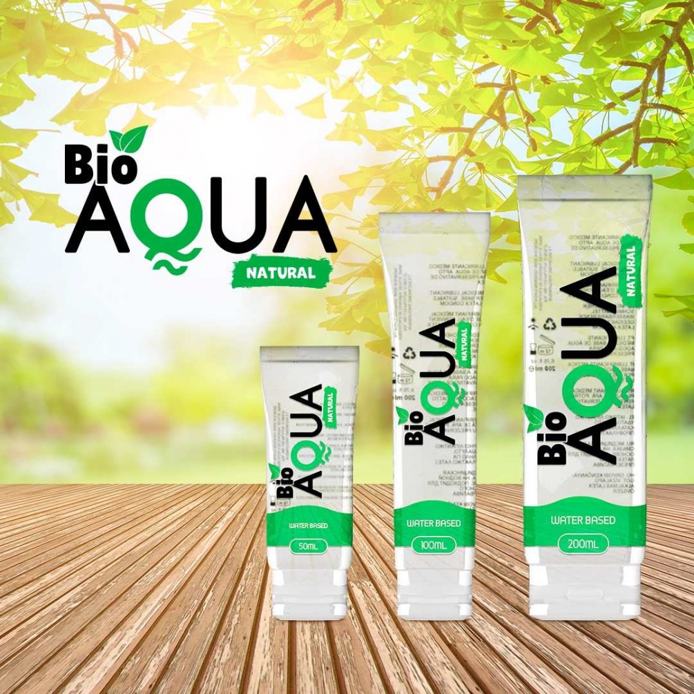 The BIOAQUA version of the water-based lubricant, thanks to ... BioAqua - Natural Water-Based - 200ml photo-3