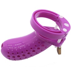 FAAK - Plastic Chastity Cage 23 - Purple 照片