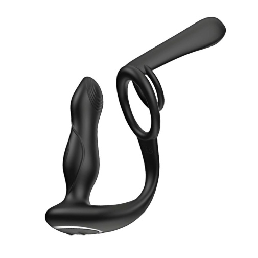Nasstoys - Encancer Prostate Massager w Cock Ring - Black 照片
