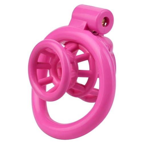 FAAK - Resin Chastity Cage 217 - Pink photo