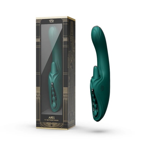 Zalo - Ares APP Heating Vibrator - Turquoise Green photo