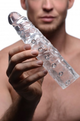 Size Matters - 3" Penis Enhancer Sleeve - Clear photo