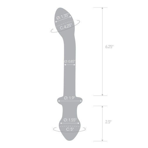 Glas - 9.5" Double Play Dual-Ended Dildo photo