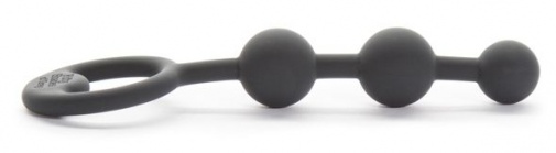 Fifty Shades of Grey - Silicone Anal Beads - Black photo