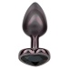 CEN - Jewel Heart Plug S - Black photo