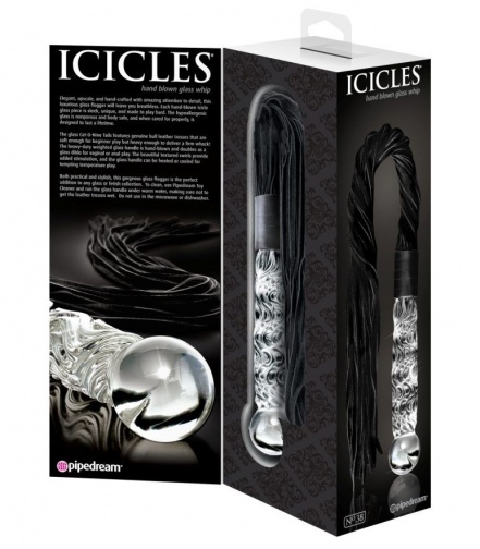 Icicles - 玻璃彷皮鞭38号 - 黑色 照片