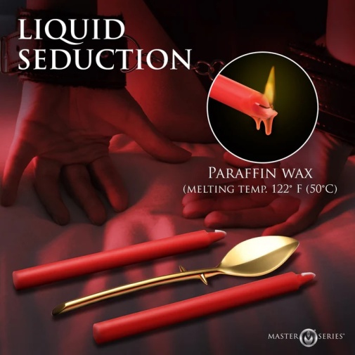 Master Series - Drip Sensation Spoon & Candle Set photo