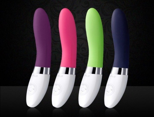 Lelo - Liv 2中型G点/阴蒂两用按摩棒 - 深蓝色 照片