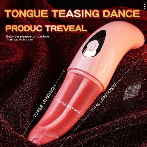 Secwell - Space Tongue Vibrator - Pink photo