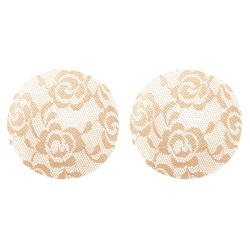 Ohyeah - Silicone Lace Nipple Covers - Nude photo