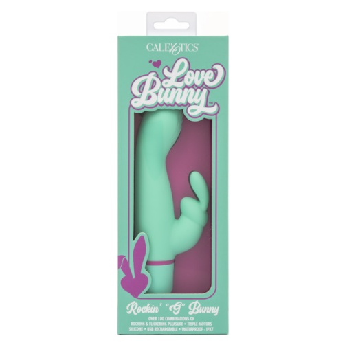 CEN - Love Bunny Rockin G-Spot Vibrator - Green 照片
