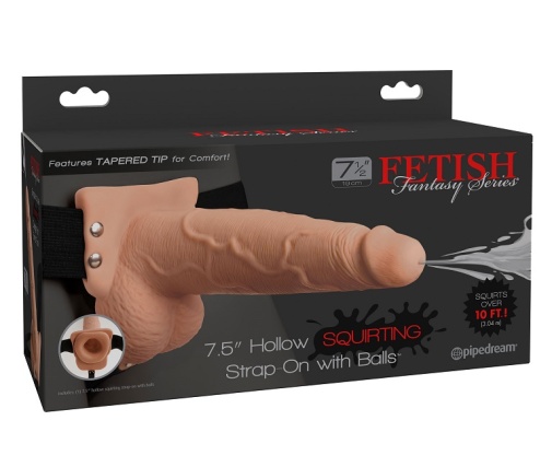 Fetish Fantasy - 7.5" Hollow Squirting Strap-On photo