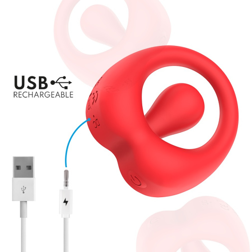 Intense - Russel Vibro Ring - Red photo
