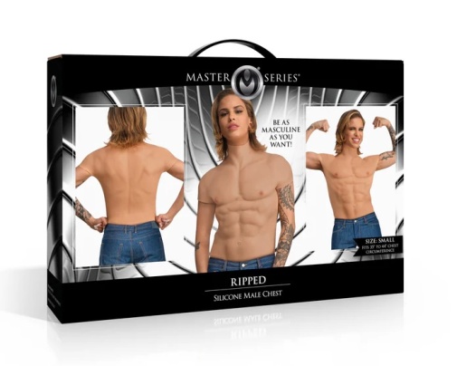 Master Series - Ripped Silicone Male Chest S photo
