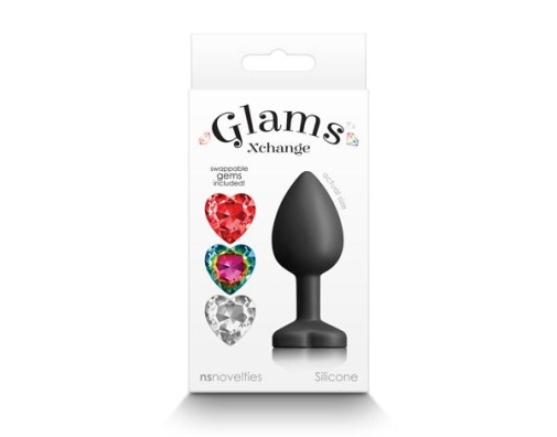 NS Novelties - Glams Xchange Plug S - Black photo