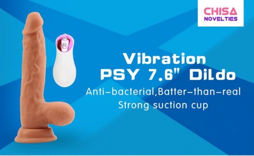 Chisa - Vibration PSY 7.6″ Dildo - Rechargeable photo