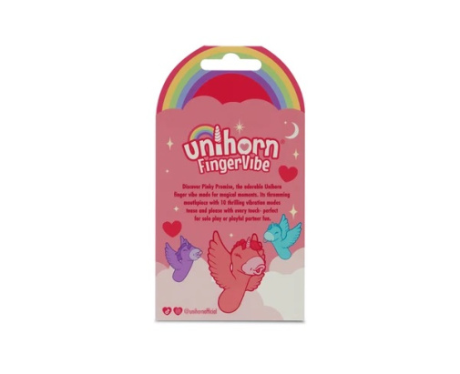 Unihorn - Pinky Promise 手指套震动器 - 粉红色 照片
