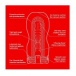 Tenga - 深喉飞机杯 - 红色标准型 照片-5