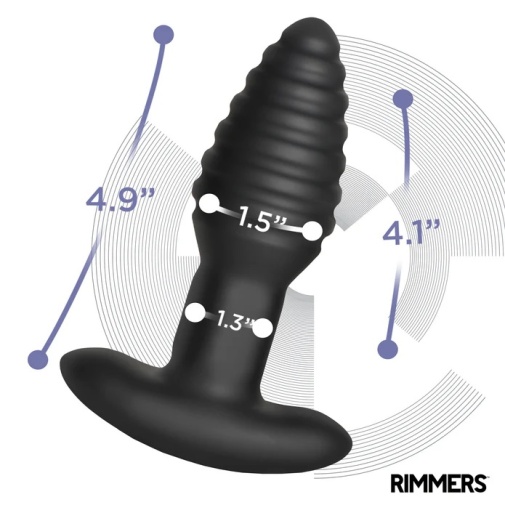 Rimmers - Model-E Vibro Rimming Plug - Black photo