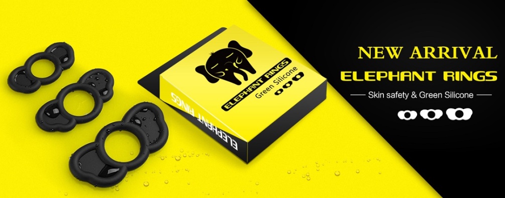 Safe, hygienic, and stylish with a unique elephant design, t... Canwin - Elephant Rings 3 pcs Set - Black photo-5