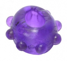 Trinity Vibes - 2 Gummy 粘性阴茎环 - 紫色 照片