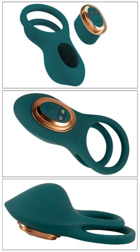 Couples Choice - Mini Vibrator w 4 Attachments - Green photo