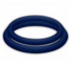 Joy Division - POTENZduo 陰莖環套裝 中碼 - 藍色 照片
