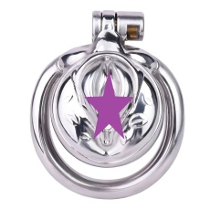 FAAK - Pussy Metal Chastity Cage 45mm - Black 照片