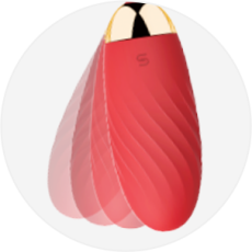 SVAKOM - Ella APP Egg Vibrator- Red photo