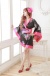 SB - Kimono S124 - Black/Pink photo-5