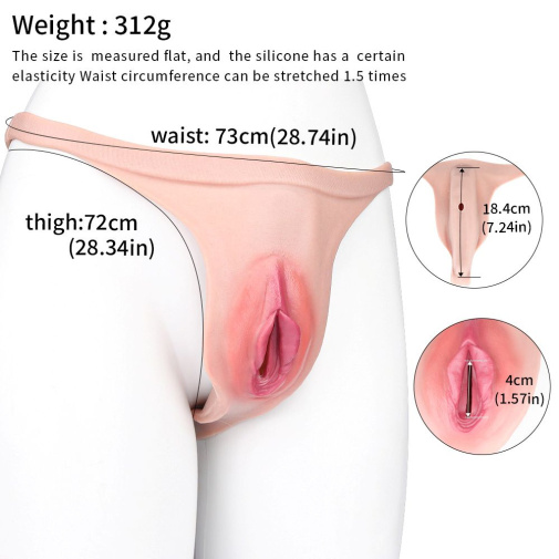 FAAK - Silicone Vagina Pants 照片