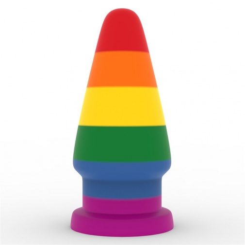 Lovetoy - 6" Prider Anal Plug - Rainbow photo