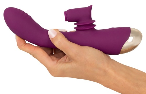 Javida - Moving 2 Function Vibrator - Purple photo