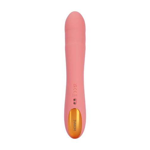 SVAKOM - Ava Neo Interactive Thrusting Vibrator - Peach Pink photo